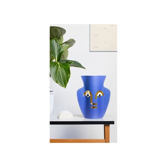 Apollo Paper Flower Vase DOUBLE SIDED - Picture 3 of 3